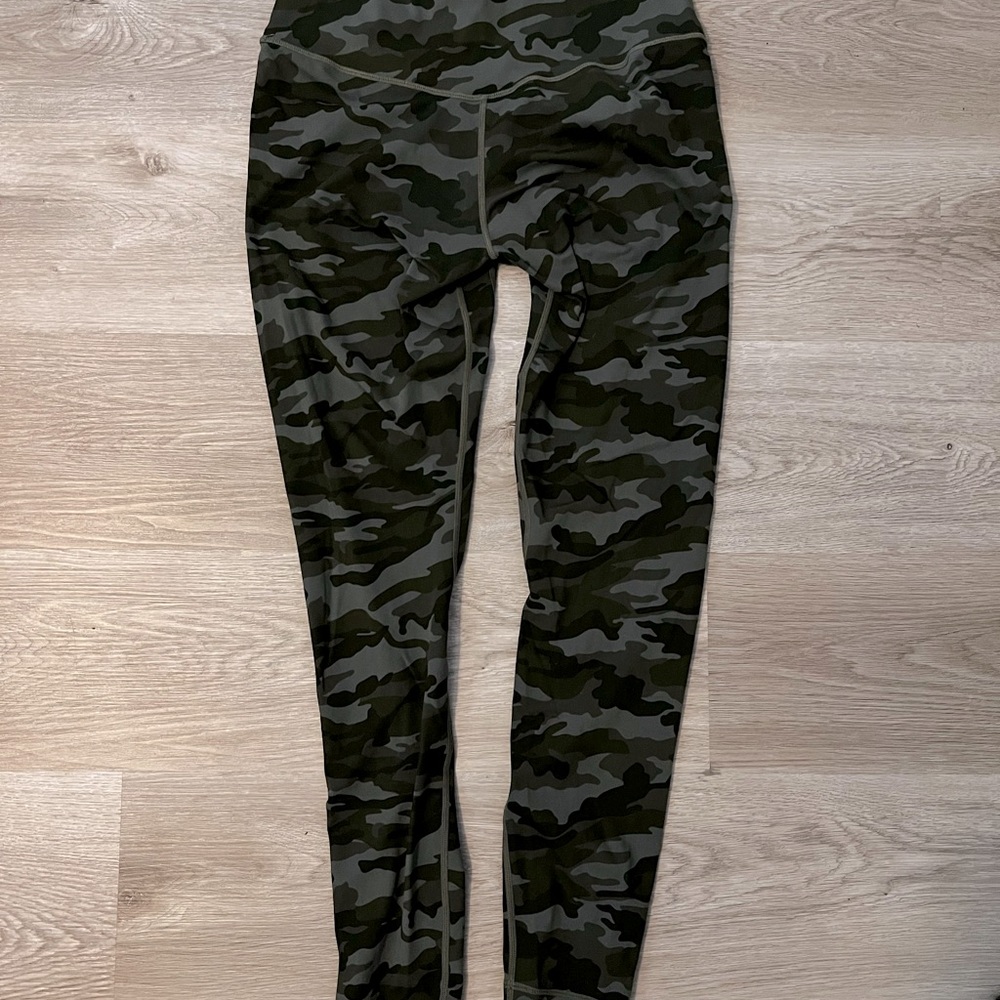 Green Camo Leggings